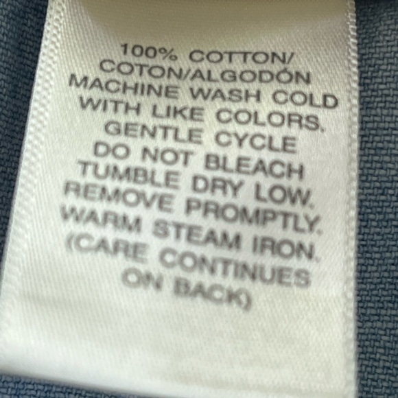 Susan Bristol Long Chambray Denim Maxi Jean Skirt Slit in back Size 8 - Picture 7 of 14